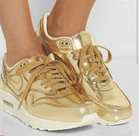 Amazon.com: Nike Gold Sneakers.